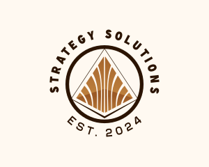 Pyramid Builder Contractor logo design