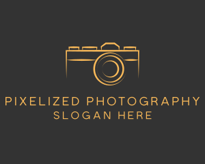 Photo Camera Lens logo design