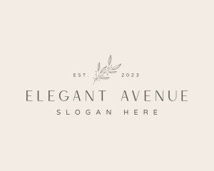 Elegant Flower Business logo design