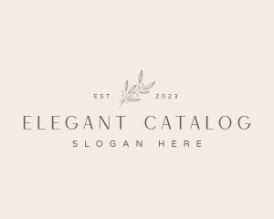 Elegant Flower Business logo design