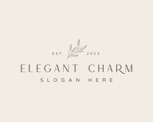 Elegant Flower Business logo design