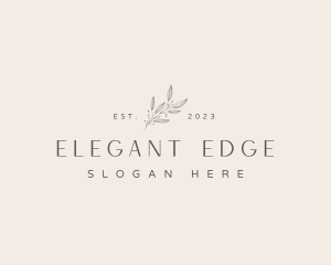 Elegant Flower Business logo design