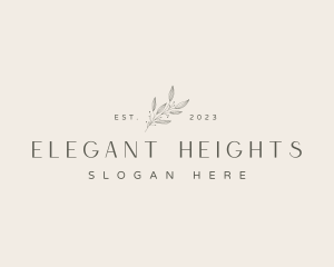 Elegant Flower Business logo design