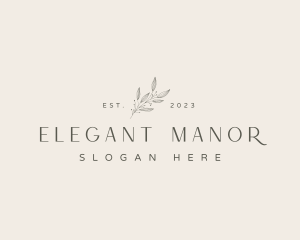 Elegant Flower Business logo design