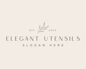 Elegant Flower Business logo design