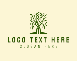 Nature Garden Tree logo