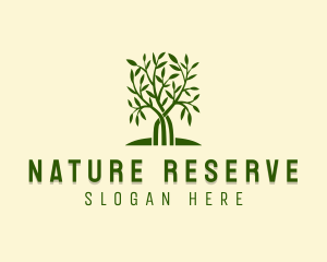 Nature Garden Tree logo design