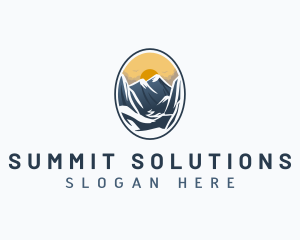 Mountain Peak Summit logo design