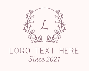 Flower Decoration Lettermark logo