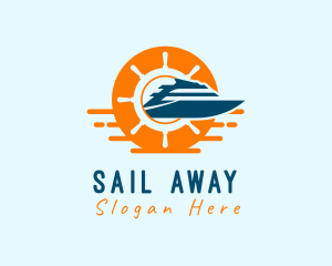 Yacht Sailing Tour logo design