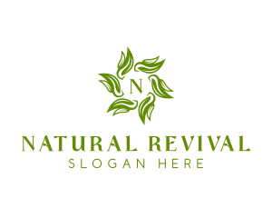 Herbal Wellness Nature logo design