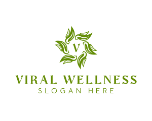 Herbal Wellness Nature logo design