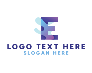 Modern - Modern Letter E logo design