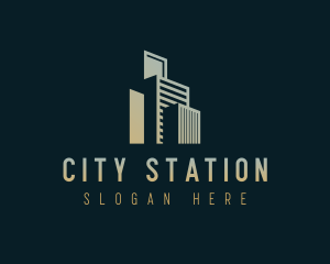 City Skyscraper Building logo design