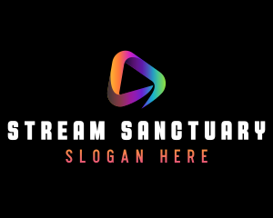 Colorful Multimedia Play logo