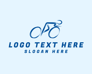 Cyclist Sports Athlete logo