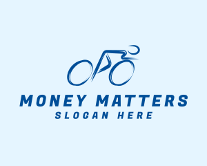 Cyclist Sports Athlete Logo