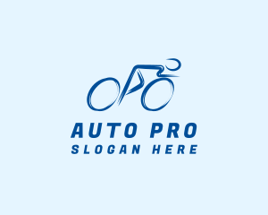 Cyclist Sports Athlete logo