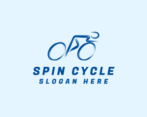 Cyclist Sports Athlete logo design