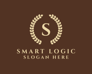 Elegant Laurel Wreath Logo