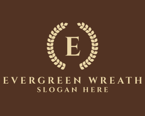 Elegant Laurel Wreath logo design