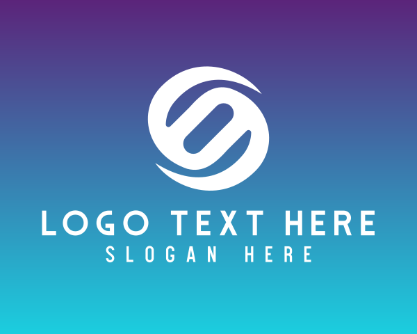 Letter O logo example 1