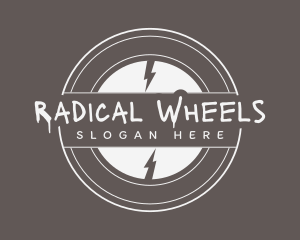 Circle Lightning Streetwear logo design