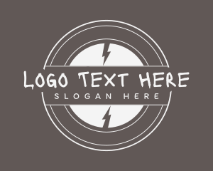 Circle - Circle Lightning Streetwear logo design