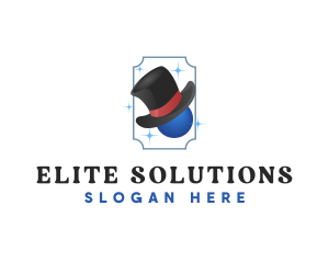 Top Hat Magician logo design