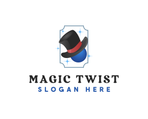 Top Hat Magician logo design