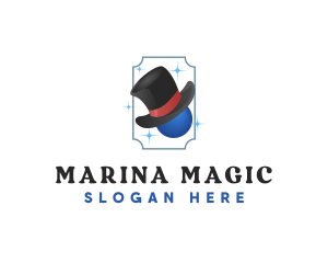 Top Hat Magician logo design