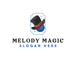 Top Hat Magician logo design