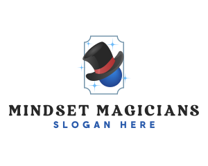 Top Hat Magician logo design