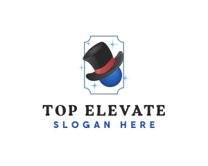 Top Hat Magician logo design