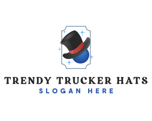 Top Hat Magician logo design