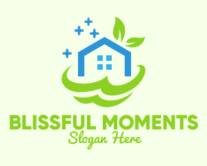 Fresh Clean Eco House logo design