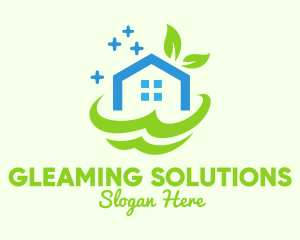 Fresh Clean Eco House logo design