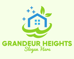 Fresh Clean Eco House logo design