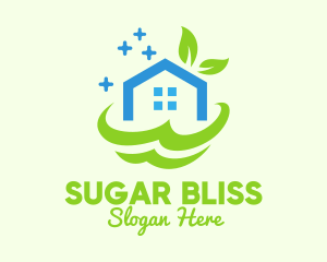 Fresh Clean Eco House logo design