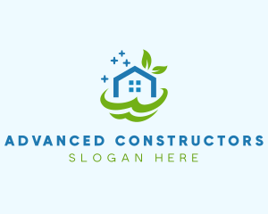 Fresh Clean Eco Home logo design