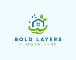 Fresh Clean Eco Home logo design