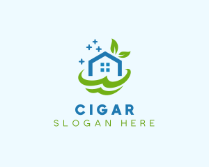 Fresh Clean Eco Home logo design