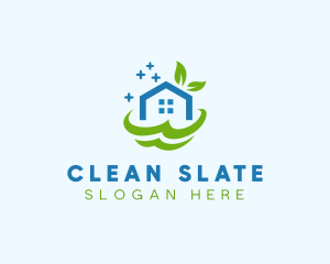 Fresh Clean Eco Home logo design