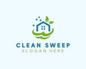 Fresh Clean Eco Home logo design