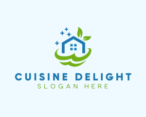 Fresh Clean Eco Home logo design