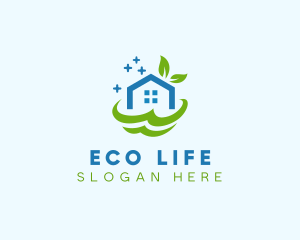 Fresh Clean Eco Home logo design