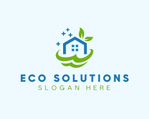 Fresh Clean Eco Home logo design