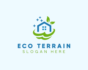 Fresh Clean Eco Home logo design