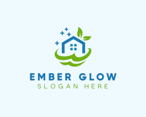 Fresh Clean Eco House logo design