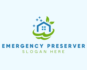 Fresh Clean Eco Home logo design